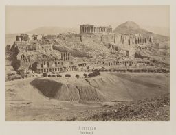 Athènes. Vue du sud-ouest de l’Acropole © Musée Guimet, Paris, Distr. Rmn / Image Guimet