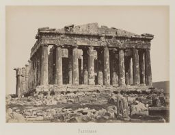 Athènes. Vue de la façade ouest du Parthénon © Musée Guimet, Paris, Distr. Rmn / Image Guimet