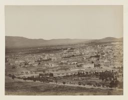 Vue générale de la ville d’Athènes, panorama, épreuve n°
                    1/6 © Musée Guimet, Paris, Distr. Rmn / Image Guimet